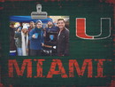 Miami Hurricanes Clip Frame