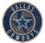 Dallas Cowboys Sign Wood 12 Inch Round State Design