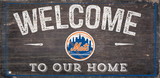 New York Mets Sign Wood 6x12 Welcome To Our Home Design