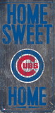 Chicago Cubs Sign Wood 6x12 Home Sweet Home Design