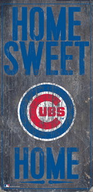 Chicago Cubs Sign Wood 6x12 Home Sweet Home Design