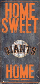 San Francisco Giants Sign Wood 6x12 Home Sweet Home Design