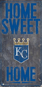 Kansas City Royals Sign Wood 6x12 Home Sweet Home Design
