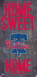 Philadelphia Phillies Sign Wood 6x12 Home Sweet Home Design
