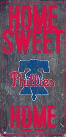 Philadelphia Phillies Sign Wood 6x12 Home Sweet Home Design
