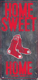 Boston Red Sox Sign Wood 6x12 Home Sweet Home Design