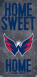 Fan Creations Washington Capitals Sign Wood 6x12 Home Sweet Home Design