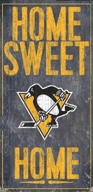 Pittsburgh Penguins Sign Wood 6x12 Home Sweet Home Design
