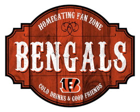 Cincinnati Bengals Sign Wood 12 Inch Homegating Tavern