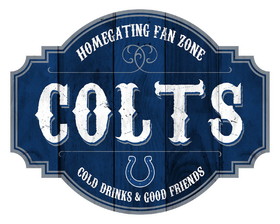 Indianapolis Colts Sign Wood 12 Inch Homegating Tavern