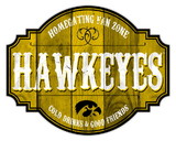 Iowa Hawkeyes Sign Wood 12 Inch Homegating Tavern