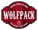 North Carolina State Wolfpack Sign Wood 12 Inch Homegating Tavern