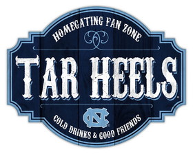 North Carolina Tar Heels Sign Wood 12 Inch Homegating Tavern
