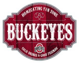 Ohio State Buckeyes Sign Wood 12 Inch Homegating Tavern