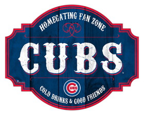 Chicago Cubs Sign Wood 12 Inch Homegating Tavern