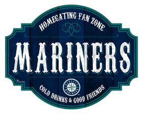 Seattle Mariners Sign Wood 12 Inch Homegating Tavern