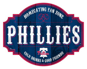 Philadelphia Phillies Sign Wood 12 Inch Homegating Tavern