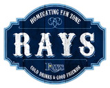 Tampa Bay Rays Sign Wood 12 Inch Homegating Tavern