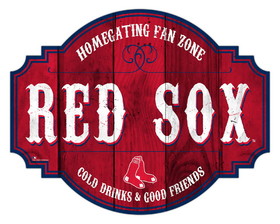 Boston Red Sox Sign Wood 12 Inch Homegating Tavern
