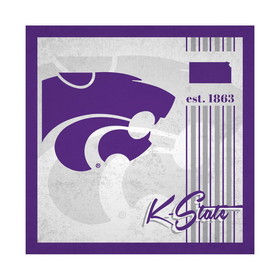 Kansas State Wildcats Sign Wood 10x10 Album Design
