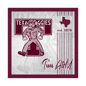 Texas A&M Aggies Sign Wood 10x10 Album Design