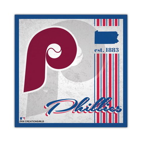Philadelphia Phillies Sign Wood 10x10 Album Design