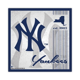 New York Yankees Sign Wood 10x10 Album Design
