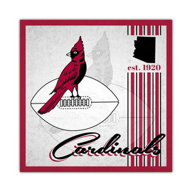 Arizona Cardinals Sign Wood 10x10 Album Design