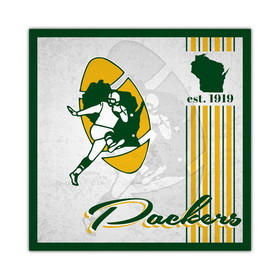 Green Bay Packers Sign Wood 10x10 Album Design