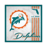 Miami Dolphins Sign Wood 10x10 Album Design
