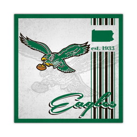 Philadelphia Eagles Sign Wood 10x10 Album Design
