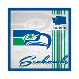 Seattle Seahawks Sign Wood 10x10 Album Design