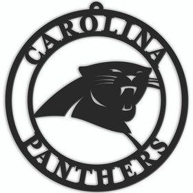 Carolina Panthers Sign Door Hanger 16 Inch