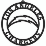 Los Angeles Chargers Sign Door Hanger 16 Inch