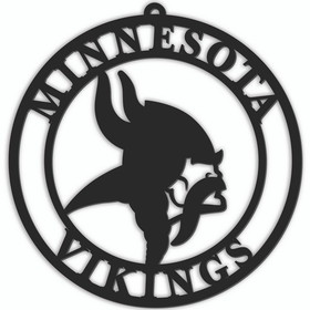 Minnesota Vikings Sign Door Hanger 16 Inch