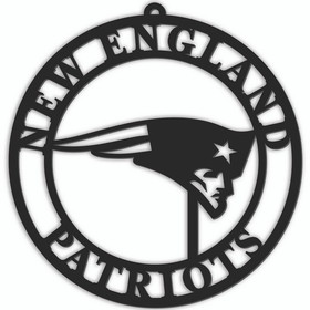 New England Patriots Sign Door Hanger 16 Inch