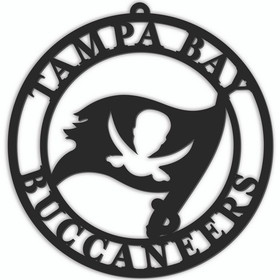 Tampa Bay Buccaneers Sign Door Hanger 16 Inch