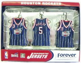Houston Rockets Road Jersey Magnet Set CO
