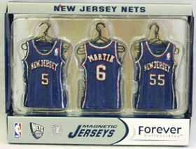 New Jersey Nets Road Jersey Magnet Set CO