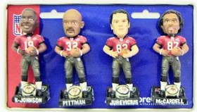 Tampa Bay Buccaneers Super Bowl 37 Champ Forever Collectibles Mini Bobblehead Set CO