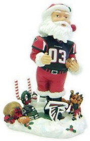 Atlanta Falcons Santa Claus Forever Collectibles Bobblehead CO