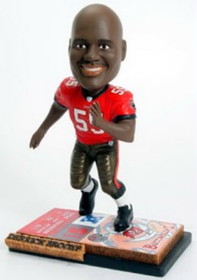 Tampa Bay Buccaneers Derrick Brooks Ticket Base Forever Collectibles Bobblehead CO