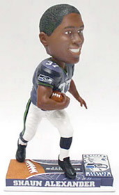 Seattle Seahawks Shaun Alexander Forever Collectibles On Field Bobblehead CO