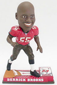 Tampa Bay Buccaneers Derrick Brooks Forever Collectibles On Field Bobblehead CO