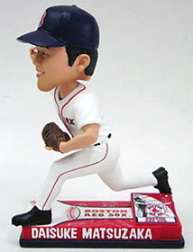 Boston Red Sox Daisuke Matsuzaka Forever Collectibles On Field Bobblehead CO