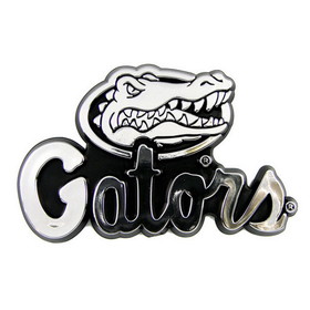 Florida Gators Auto Emblem - Silver