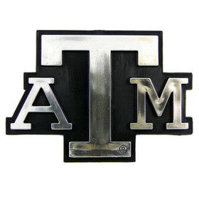 Texas A&M Aggies Auto Emblem - Silver