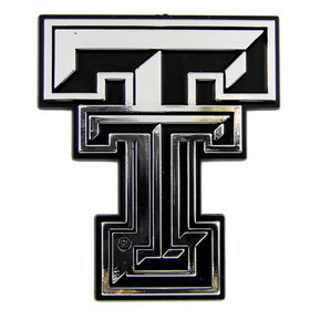 Texas Tech Red Raiders Auto Emblem - Silver