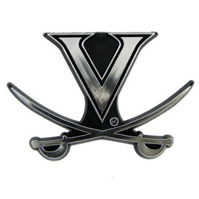 Virginia Cavaliers Auto Emblem - Silver