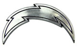 Los Angeles Chargers Auto Emblem - Silver